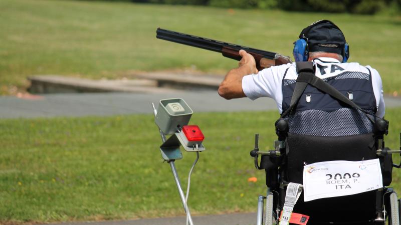 Para Trap Shooting athlete Para Trap Shooting
